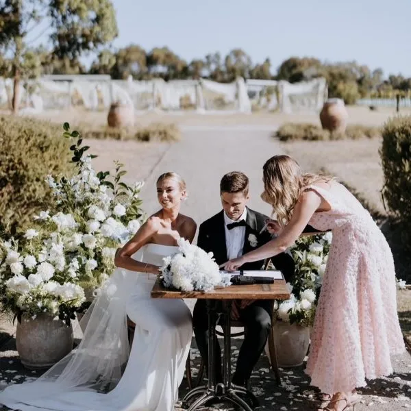 Vineyard weddings at Trofeo Estate